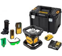 DeWALT DCE079D1G Niveau laser rotatif intérieur/extérieur 18.0 V,1x akku 2.0 Ah, XR