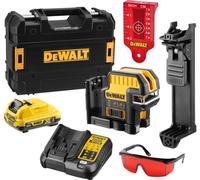 DeWALT DCE0825D1R Laser en croix a 5 points, rouge, XR (10,8V/1x 2,0Ah) Tstak