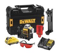 DeWALT DCE089D1R laser Multi ligne 3 x 360 ° rouge 10,8 V/2ah
