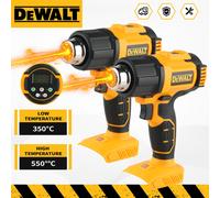 DEWALT DCE530 20V températures réglables pistolet à air chaud pistolet thermique sans fil 550 ° C Outils électriques de souffleur thermique de soudage haute puissance Only tools