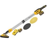 DeWALT - Ponceuse pour plaque de plâtre sans fil 18V 225 mm, 2 batteries 6,0 Ah FLEXVOLT, chargeur DCE800T2
