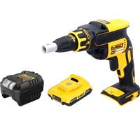 DeWalt DCF 620 D1 Visseuse pour cloisons sèches sans fil 18 V 30 Nm Brushless + 1x batterie 2,0 Ah + chargeur