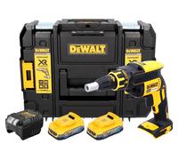 DeWalt DCF 620 E2T Visseuse pour cloisons sèches sans fil 18 V 30 Nm Brushless + 2x Powerstack batterie 1,7 Ah + chargeur + TSTAK