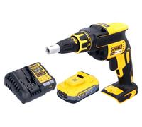 DeWalt DCF 620 H1 Visseuse pour cloisons sèches sans fil 18 V 30 Nm Brushless + 1x batterie Powerstack 5,0 Ah + chargeur
