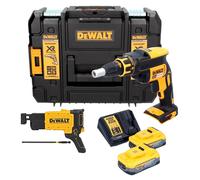 DeWalt DCF 620 H2T Visseuse pour cloisons sèches sans fil 18 V 30 Nm Brushless + 2x Powerstack batterie 5,0 Ah + chargeur + TSTAK