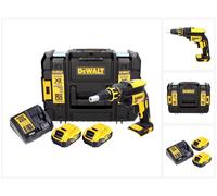 DeWalt DCF 620 NT 18 V Brushless Visseuse plaque de plâtre sans fil en Coffret TSTAK II + 2x Batteries DCB 184 5,0 Ah + Chargeur DCB 115 XR