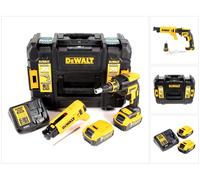 DeWalt DCF 620 P2K Visseuse pour cloisons sèches sans fil 18 V 30 Nm Brushless + 2x batterie 5,0 Ah + chargeur + tête de chargeur + TSTAK