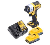 DeWalt DCF 887 E2 hoc sans fil 18 V 205 Nm 1/4'' Brushless + 2x batterie 1,7 Ah + chargeur