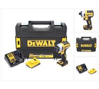 DeWalt DCF 887 Visseuse à Chocs sans fil 18 V brushless avec Mandrin de 1/4" + boîtier TStak + 1x Batterie 2 Ah + Chargeur