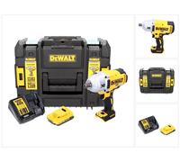 DeWalt DCF 899 D1 18 V Boulonneuse à chocs sans fil Brushless 950 Nm 1/2" avec boîtier TSTAK + 1 x DCB 183 2,0 Ah Batterie + DCB 115 Chargeur