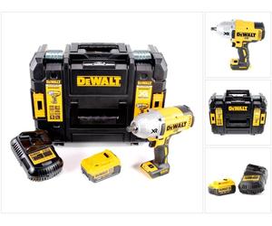 DeWalt DCF 899 M1 18 V Boulonneuse à chocs sans fil Brushless 950 Nm 1/2" avec boîtier TSTAK + 1 x DCB 182 4,0 Ah Batterie + DCB 115 Chargeur