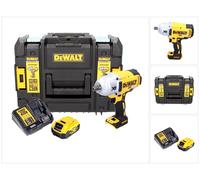 DeWalt DCF 899 P1 18 V Boulonneuse à chocs sans fil Brushless 950 Nm 1/2" avec boîtier TSTAK + 1 x DCB 184 5,0 Ah Batterie + DCB 115 Chargeur