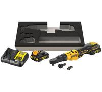 DeWALT DCF500L2G-QW Clé a cliquet sans fil 1/4''+ 3/8” (12V/2x3,0Ah)