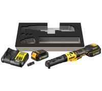 DeWalt Tournevis à cliquet sans fil DCF510E2G-QW XR 18V Brushless 2x1.7Ah têtes 1/4', 3/8'