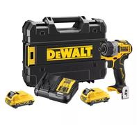 DeWALT DCF601D2 12V Li-ion Jeu De Visseuses À Chocs Sans Fil Compact (2x 2.0Ah) - 1/4" En Coffret