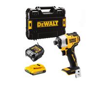 Dewalt DCF809D1T hocs sans fil 18V - 1/4 - Brushless (sans charbon) 1 X 2,0 Ah Batterie + chargeur en coffret