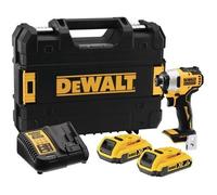 DeWALT DCF809D2T hocs sans fil 18V 2Ah - 1/4"" - Brushless (sans charbon) avec coffret TSTAK