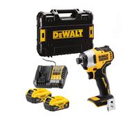 Dewalt DCF809P2T Visseuse à chocs sans fil 18 V + Coffret de transport T-STAK + 2x Batteries 5,0 Ah + Chargeur