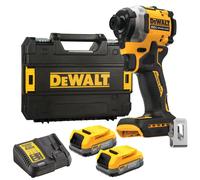 DeWALT DCF850E2T 18V Li-ion XR Accu Impact Visseuse À Choc Sans Fil (2x Batterie Powerstack) Dans Une Valise TSTAK