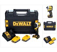 DeWalt DCF850E2T Visseuse à choc sans fil 205Nm 1/4" 18V Brushless + 2x Batteries 1,7Ah + Chargeur + Coffret TSTAK