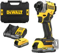 DeWALT DCF850E2T Visseuse a chocs 1/4" XR PowerStack (205Nm/18V/2x1,7Ah) Tstak