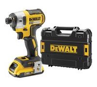 DEWALT "DCF887P2-QW clé pneumatique 1/4"" 3250 tr/min 205 N·m Noir, Jaune 18 V, Visseuse à choc"