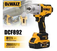 Dewalt DCF892 hocs sans brosse à couple élevé outil électrique sans fil batterie 20V alimentation sans fil pour l'amélioration de l'habitat No Battery