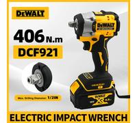 Dewalt DCF921 hocs électrique sans fil sans brosse couple élevé lumière LED 406N.m outil électrique professionnel léger No Battery