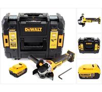 DeWalt DCG 405 18 V 125 mm Meuleuse sans fil Brushless avec boîtier TStak + 1x Batterie 4,0 Ah - sans chargeur