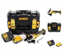 DeWalt DCG 405 P1 18 V 125 mm Meuleuse sans fil Brushless avec boîtier TStak + 1x Batterie 5 Ah + Chargeur
