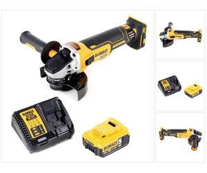DeWalt DCG 405 P1 Meuleuse d'angle sans fil 18V 125mm Brushless + 1x batterie 5,0Ah + chargeur