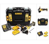 DeWalt DCG 406 D2 Meuleuse d'angle sans fil 18V 125mm Brushless + 2x batterie 2,0Ah + chargeur + TSTAK