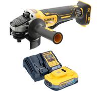 DeWalt DCG 406 H1 Meuleuse d'angle sans fil 18 V 125 mm Brushless + 1x batterie Powerstack 5,0 Ah + chargeur