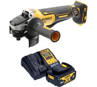 DeWalt DCG 406 M1 Meuleuse d'angle sans fil 18 V 125 mm Brushless + 1x batterie 4,0 Ah + chargeur