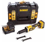 DeWALT DCG426P2 Meuleuse droite 6 mm XR (18V/2x5,0 Ah) Tstak