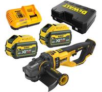 DeWalt Meuleuse d'angle sans fil DCG460X2 230 mm XR FLEXVOLT 54V Brushless – 2x3,0 Ah coffret