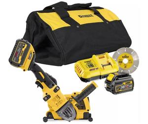 DeWALT DCG4610T2 Kit (DCG414+DWE46225+2x6,0Ah+DCB118+Sac de transport)