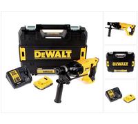DeWalt DCH 133 D1 Marteau combiné sans fil 18V 2,6J SDS plus Brushless + 1x batterie 2,0Ah + chargeur + TSTAK