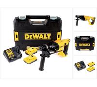 DeWalt DCH 133 D2 Marteau combiné sans fil 18V 2,6J SDS plus Brushless + 2x batterie 2,0Ah + chargeur + TSTAK