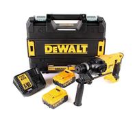 DeWalt DCH 133 M2 Marteau combiné sans fil 18V 2,6J SDS plus Brushless + 2x batterie 4,0Ah + chargeur + TSTAK