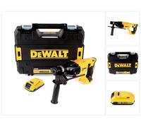 DeWalt DCH 133 NT Marteau combiné sans fil 18V 2,6J SDS plus Brushless + 1x batterie 2,0Ah + TSTAK - sans chargeur