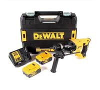DeWalt DCH 133 P2 Marteau combiné sans fil 18V 2,6J SDS plus Brushless + 2x batterie 5,0Ah + chargeur + TSTAK