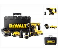 DeWalt DCH 254 M2 Marteau combiné sans fil 18 V 2x 4,0 Ah batteries + chargeur + mandrin interchangeable + coffret