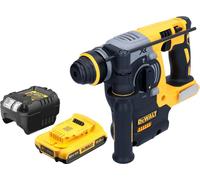 DeWalt DCH 273 D1 Marteau combiné sans fil 18 V 2,1 J SDS Plus Brushless + 1x batterie 2,0 Ah + chargeur