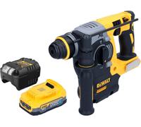 DeWalt DCH 273 E1 Marteau combiné sans fil 18 V 2,1 J SDS Plus Brushless + 1x batterie Powerstack 1,7 Ah + chargeur