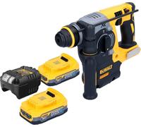 DeWalt DCH 273 E2 Marteau combiné sans fil 18 V 2,1 J SDS Plus Brushless + 2x Powerstack batterie 1,7 Ah + chargeur