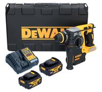 DeWalt DCH 273 M2 Marteau combiné sans fil 18 V 2,1 J SDS Plus Brushless + 2x batterie 4,0 Ah + chargeur + coffret