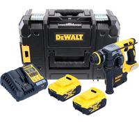 DeWalt DCH 273 P2 18 V Perforateur sans fil SDS-Plus, avec boîtier TSTAK + 2 x Batterie DCB 184 5,0 Ah + Chargeur DCD 105
