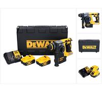 DeWalt DCH 273 P2 Marteau combiné sans fil 18 V 2,1 J SDS Plus Brushless + 2x batterie 5,0 Ah + chargeur + coffret