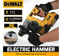 DEWALT DCH273 perceuse à percussion rotative 18 V/20 V MAX SDS sans brosse 1 pouce PLUS perceuse à percussion pour le travail du bois en forme de L (sans batterie) DCH273